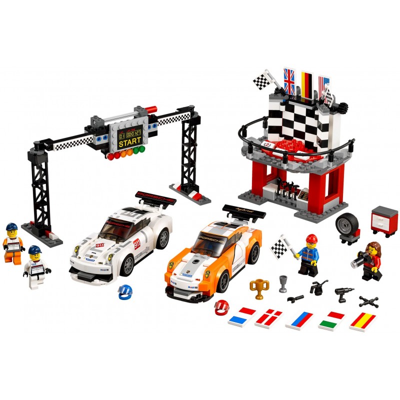 Speed Champions Porsche 911 GT Finish Line 0 BOOTLEGBRICKS.RU