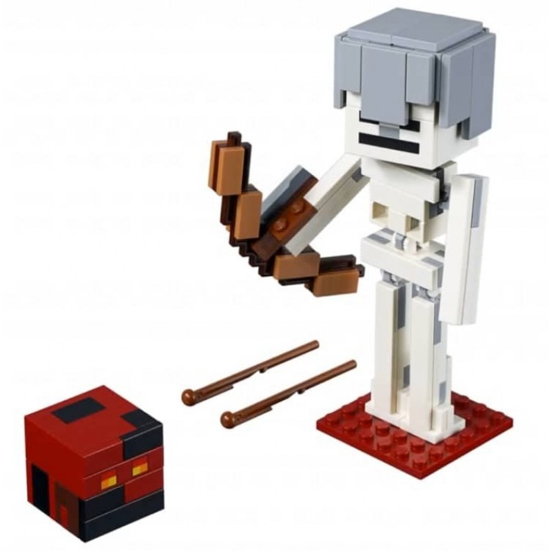 Skeleton with Magma Cube Skeleton with Magma Cube