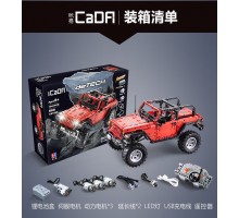 C61006 CADA Jeep Wrangler Rubicon 1:8