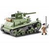 COBI Польский легкий танк 7TP с одной фигуркой человека. COBI 2456.