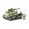 COBI Польский легкий танк 7TP с одной фигуркой человека. COBI 2456.