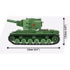 COBI Танк КВ-2 с одной фигуркой танкиста. COBI 3039.