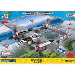 Тяжёлый американский истребитель Lockheed P-38L Lightning. COBI-5539.