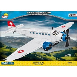 Немецкий военный самолет Junkers Ju 52. COBI-5711.