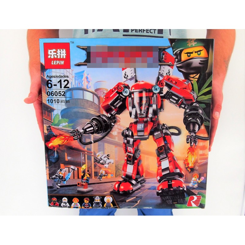 06052 Lepin Огненный робот Кая 06052 Lepin Огненный робот Кая