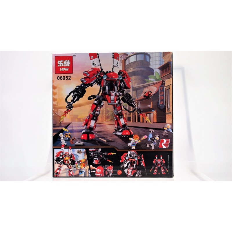 06052 Lepin Огненный робот Кая 06052 Lepin Огненный робот Кая