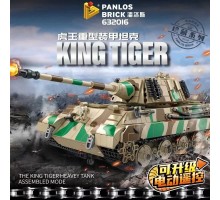 632016 Panlos Brick Немецкий танк Королевский Тигр (Tiger II)