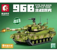 203101-203104 Sembo Block Набор танков: 4 в 1