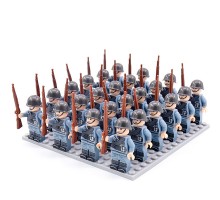 DZ-150 TBS Toys Солдаты: 24 минифигурки, 24 винтовки, 1 пластина 16х16 DZ-150 TBS Toys Солдаты: 24 минифигурки, 24 винтовки, 1 пластина 16х16