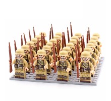 DZ-151 TBS Toys Солдаты: 24 минифигурки, 24 винтовки, 1 пластина 16х16 DZ-151 TBS Toys Солдаты: 24 минифигурки, 24 винтовки, 1 пластина 16х16