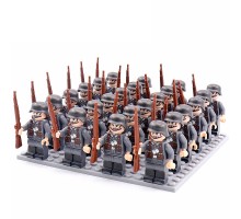 DZ-154 TBS Toys Солдаты: 24 минифигурки, 24 винтовки, 1 пластина 16х16