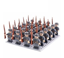 DZ-25 TBS Toys Германские солдаты: 24 минифигурки, 24 винтовки, 1 пластина 16х16 DZ-25 TBS Toys Германские солдаты: 24 минифигурки, 24 винтовки, 1 пластина 16х16