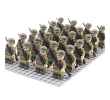 DZ-259 TBS Toys Американская пехота WWII (24 шт + аксесуары)