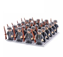 DZ-26 TBS Toys Солдаты: 24 минифигурки, 24 винтовки, 1 пластина 16х16