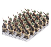 DZ-260 TBS Toys Советская пехота WWII (24 шт + аксесуары)