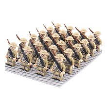 DZ-261 TBS Toys Британские пехотинцы WWII (24 шт + аксесуары)