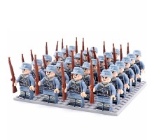 DZ-35 TBS Toys Солдаты: 24 минифигурки, 24 винтовки, 1 пластина 16х16 DZ-35 TBS Toys Солдаты: 24 минифигурки, 24 винтовки, 1 пластина 16х16