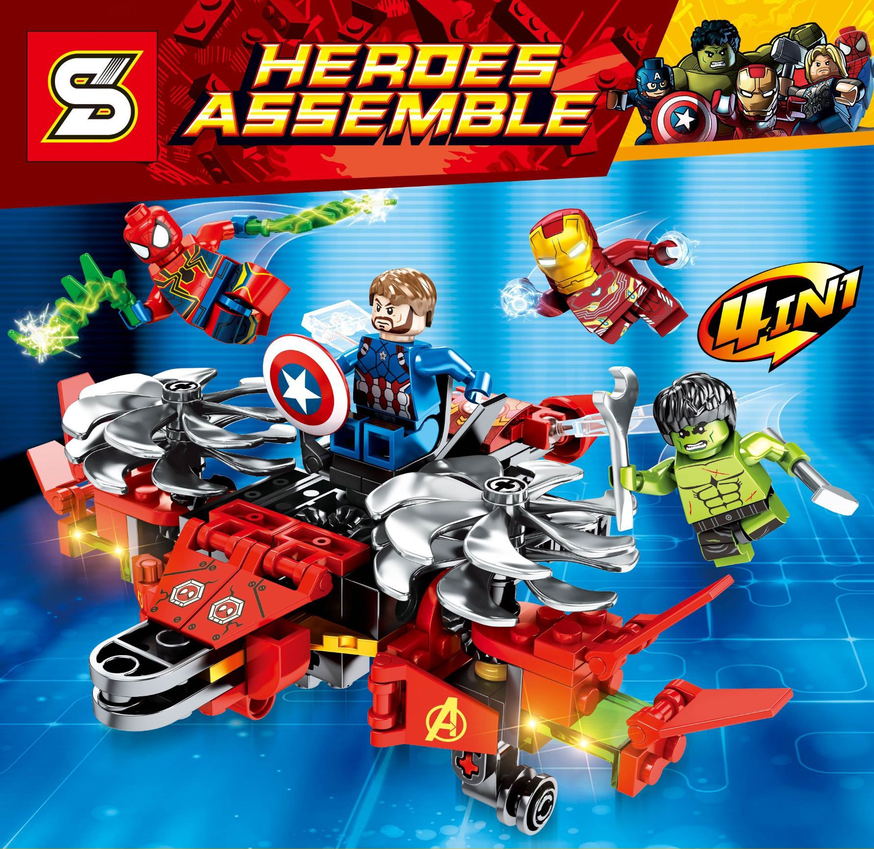 Lego heroes assemble iron man on sale