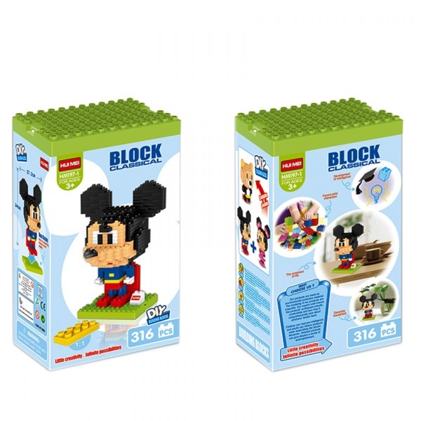 HM197 HUIMEI Супермен Микки Маус (аналог Лего Дупло) купить за 0₽ с ...