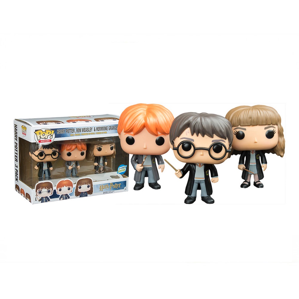 Гарри Поттер, Рон Уизли и Гермиона Грейнджер (Harry Potter, Ron Weasley and  Hermione Granger 3-pack (Эксклюзив)) из фильма Гарри Поттер