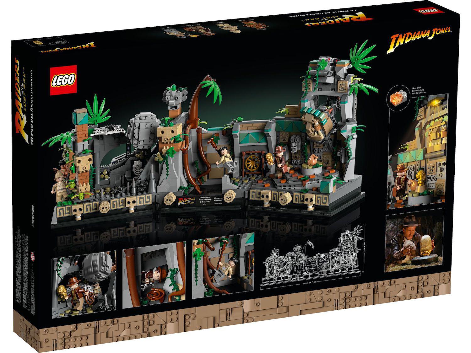 Набор LEGO Indiana Jones «Храм Золотого идола» с диорамой | Bootlegbricks.ru