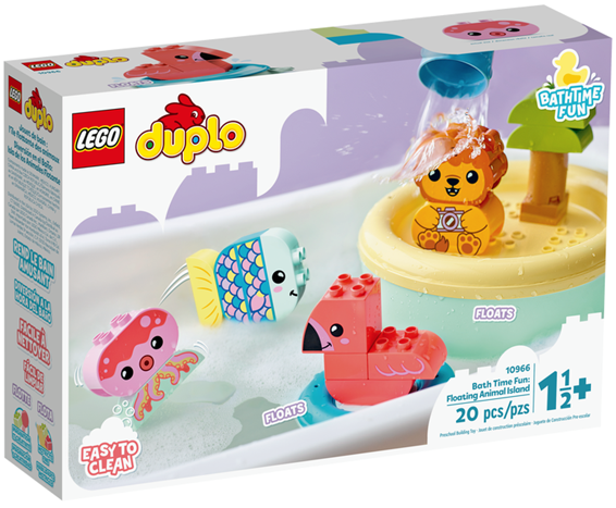 10965 LEGO DUPLO «Приключения в ванной: Плавучий поезд для зверей»