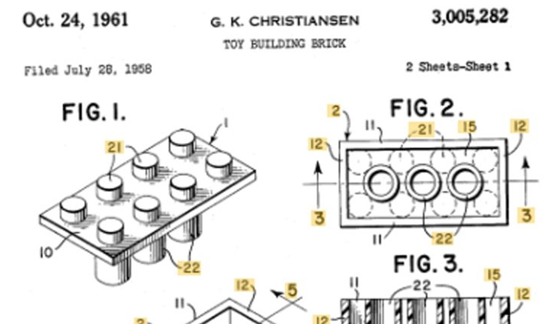 Ровно 60 лет назад в США был выдан оригинальный патент на кирпич «Лего»
