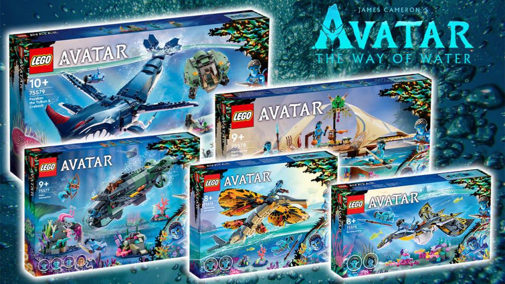 Датская компания официально представила 5 новых наборов серии LEGO Avatar