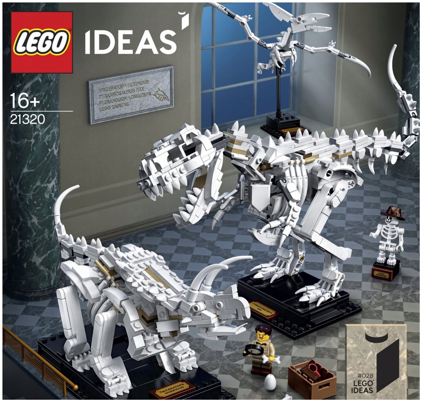 Конструктор 21320 LEGO Ideas «Кости динозавров» для взрослых теперь можно купить только в США