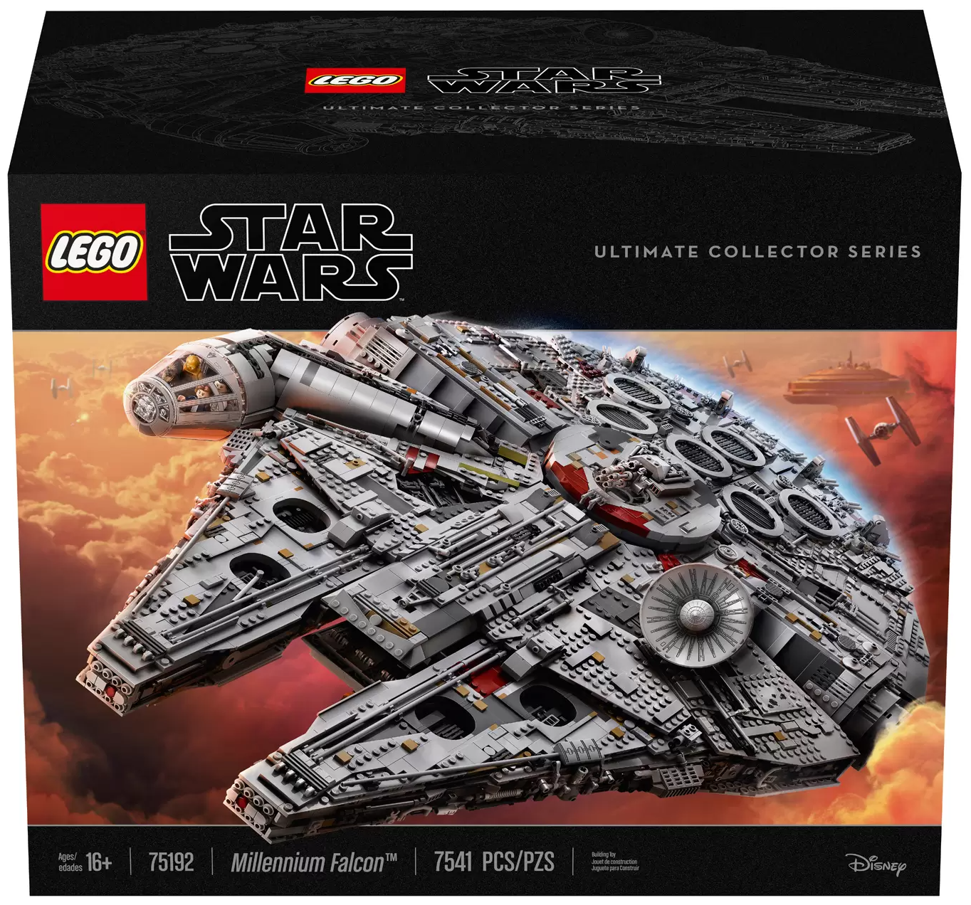 2 место: 75192 LEGO Star Wars «Сокол Тысячелетия»