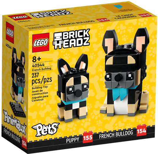 40544 LEGO BrickHeadz «Домашние животные – Французский бульдог»