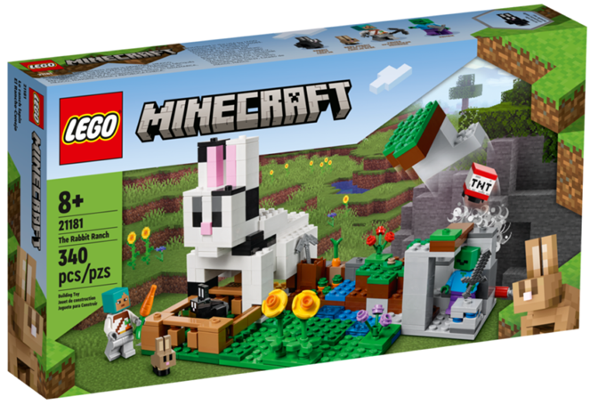 21181 LEGO Minecraft «Кроличье ранчо»