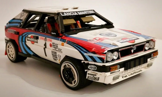 Раллийный автомобиль Lancia Delta отправляется в обзор идей LEGO